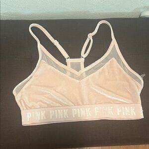 #1256=PINK Victoria's Secret Women's Light Pink Sport Bra
